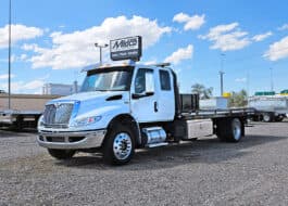 2022 International MV607 Jerrdan Rollback Tow Truck