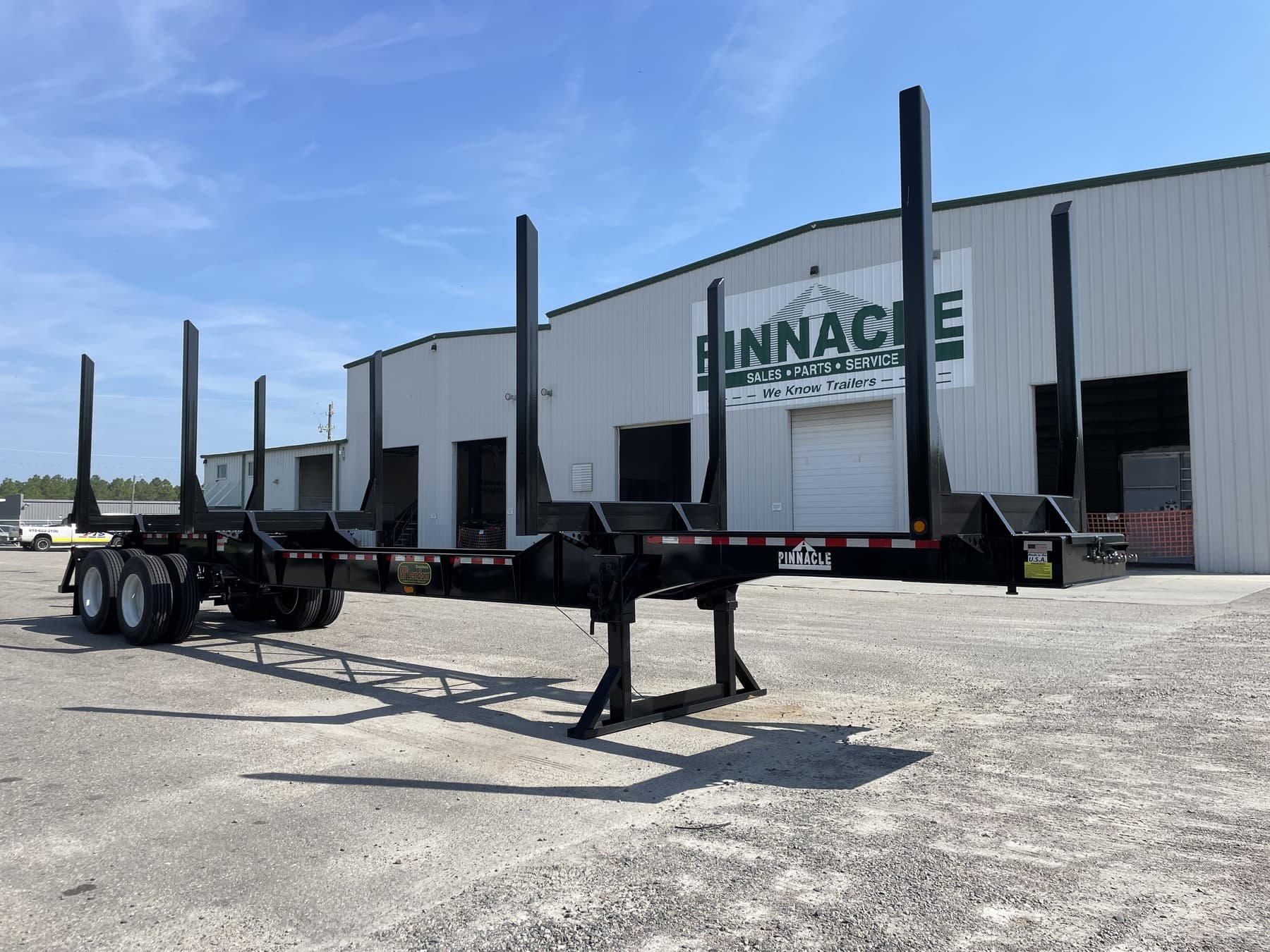 2024 McLendon 42ft x 102in x 13ft Recessed Center Log Trailer